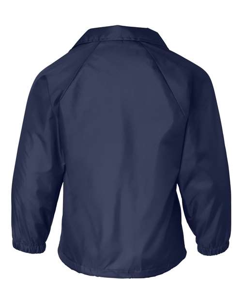 Augusta Sportswear 3101 Youth Coach's Jacket - Navy - back