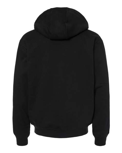 DRI DUCK 7033T Men's Tall Crossfire Heavyweight Power Fleece Hooded Jacket with Thermal Lining - Black - back