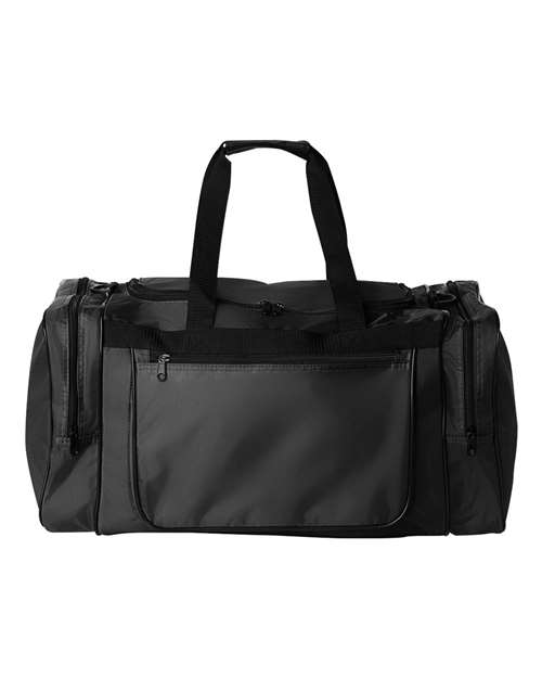 Augusta Sportswear 511 420-Denier Gear Bag - Black - front
