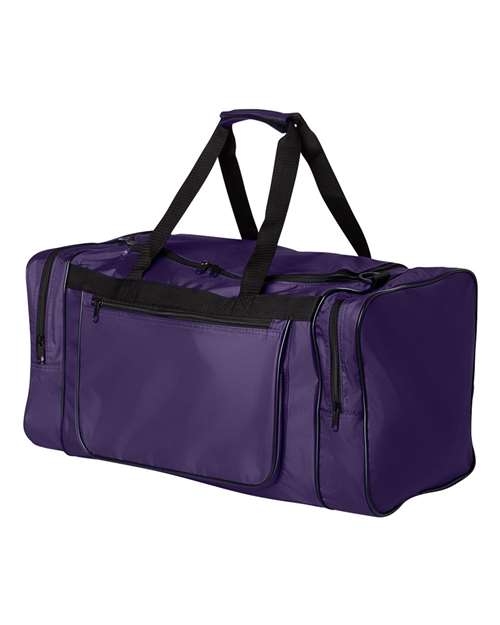 Augusta Sportswear 511 420-Denier Gear Bag - Purple - side
