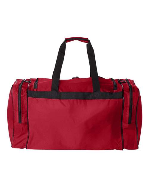 Augusta Sportswear 511 420-Denier Gear Bag - Red - back
