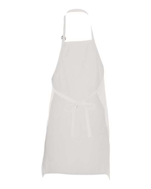 Chef Designs TT30 Premium Bib Apron - White - back