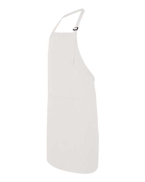 Chef Designs TT30 Premium Bib Apron - White - side