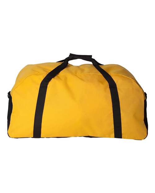 Augusta Sportswear 1703 Large Ripstop Duffel Bag - Gold/ Black - back
