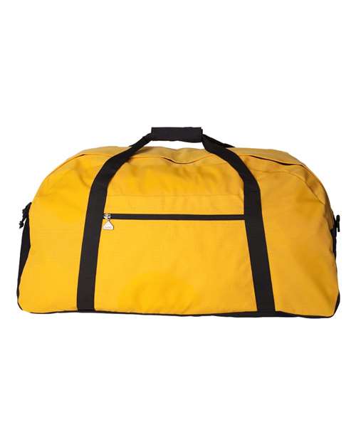Augusta Sportswear 1703 Large Ripstop Duffel Bag - Gold/ Black - front