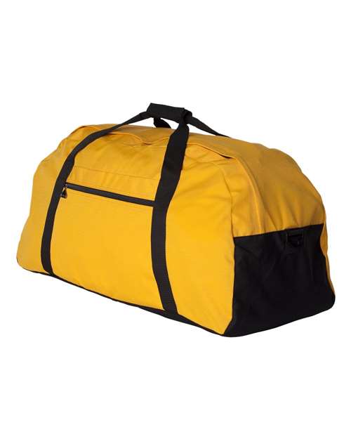 Augusta Sportswear 1703 Large Ripstop Duffel Bag - Gold/ Black - side