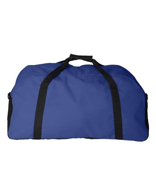 Augusta Sportswear 1703 Large Ripstop Duffel Bag - Royal/ Black - back