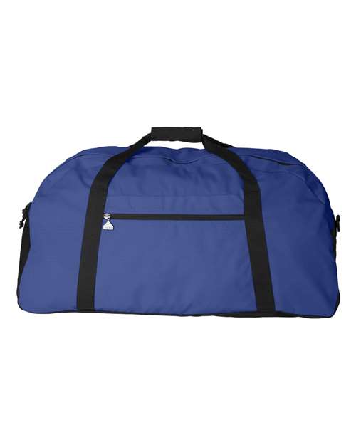 Augusta Sportswear 1703 Large Ripstop Duffel Bag - Royal/ Black - front