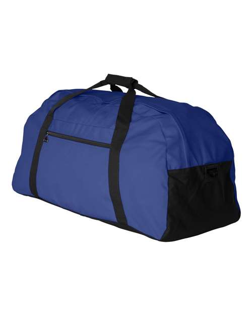 Augusta Sportswear 1703 Large Ripstop Duffel Bag - Royal/ Black - side