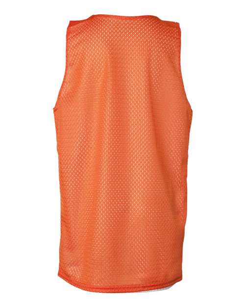 Badger 2529 Youth Pro Mesh Reversible Tank Top - Burnt Orange White - back
