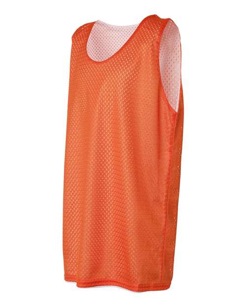 Badger 2529 Youth Pro Mesh Reversible Tank Top - Burnt Orange White - side