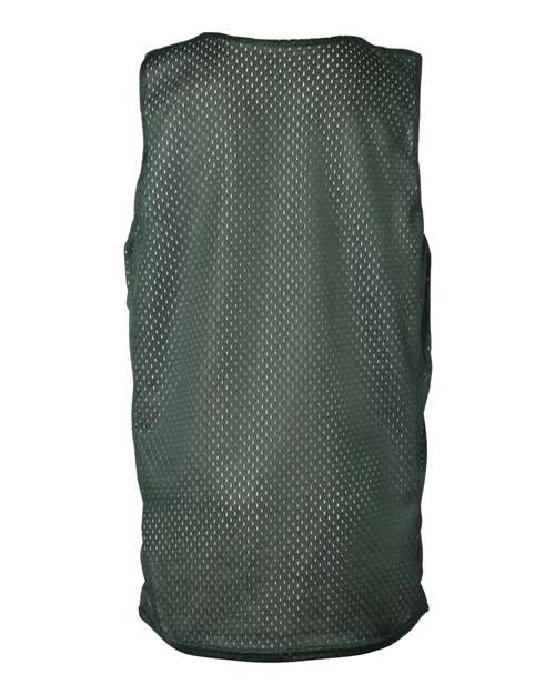 Badger 2529 Youth Pro Mesh Reversible Tank Top - Forest/ White - back