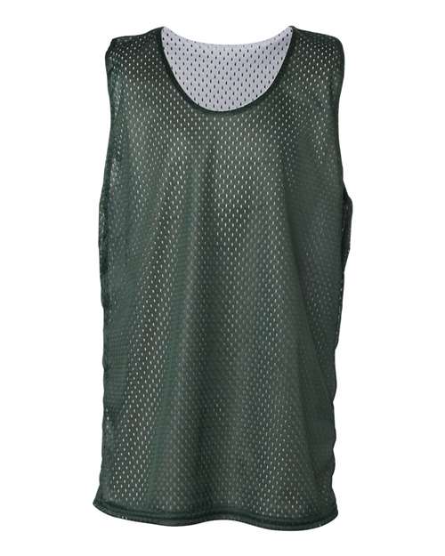 Badger 2529 Youth Pro Mesh Reversible Tank Top - Forest/ White - front