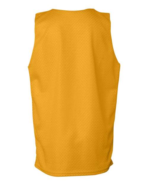Badger 2529 Youth Pro Mesh Reversible Tank Top - Gold/ White - back