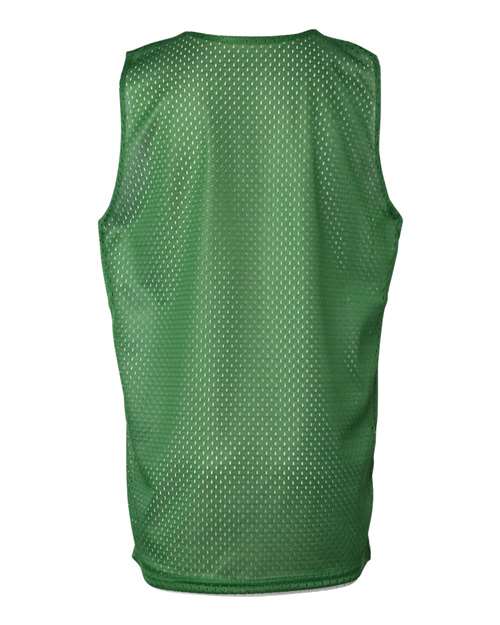 Badger 2529 Youth Pro Mesh Reversible Tank Top - Kelly/ White - back