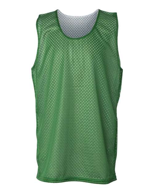 Badger 2529 Youth Pro Mesh Reversible Tank Top - Kelly/ White - front