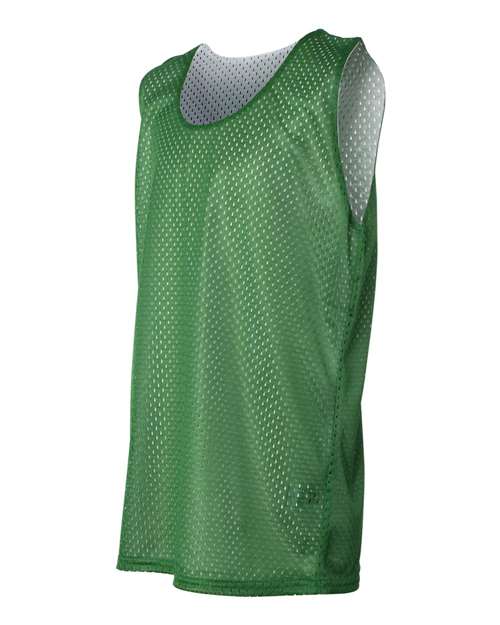 Badger 2529 Youth Pro Mesh Reversible Tank Top - Kelly/ White - side