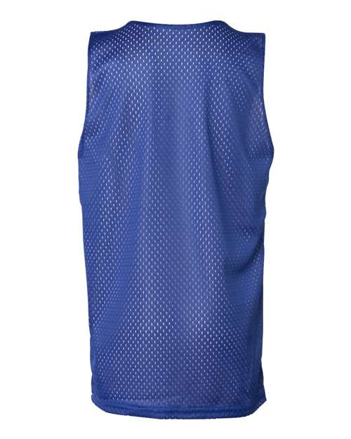 Badger 2529 Youth Pro Mesh Reversible Tank Top - Royal/ White - back