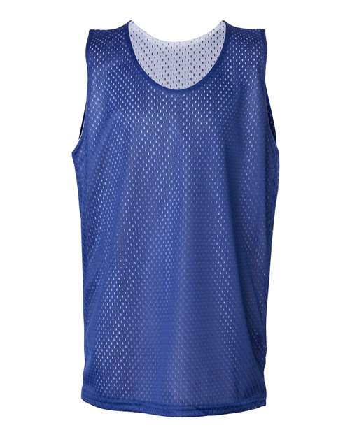 Badger 2529 Youth Pro Mesh Reversible Tank Top - Royal/ White - front