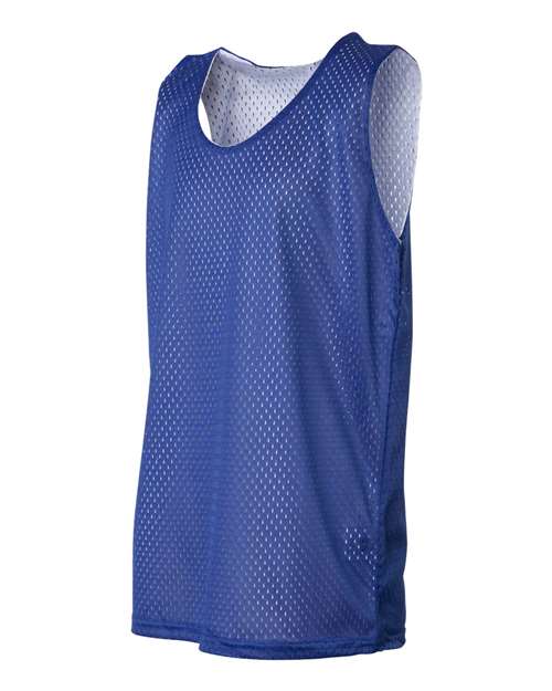Badger 2529 Youth Pro Mesh Reversible Tank Top - Royal/ White - side