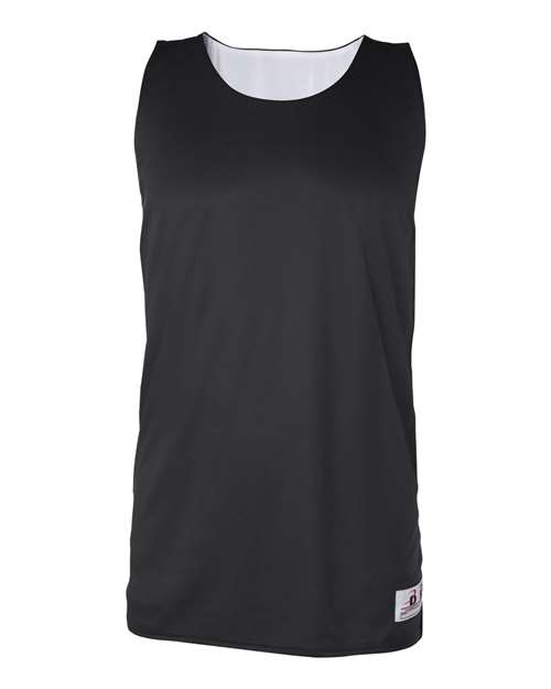 Badger 4129 Men's B-Core Reversible Tank Top - Black - front