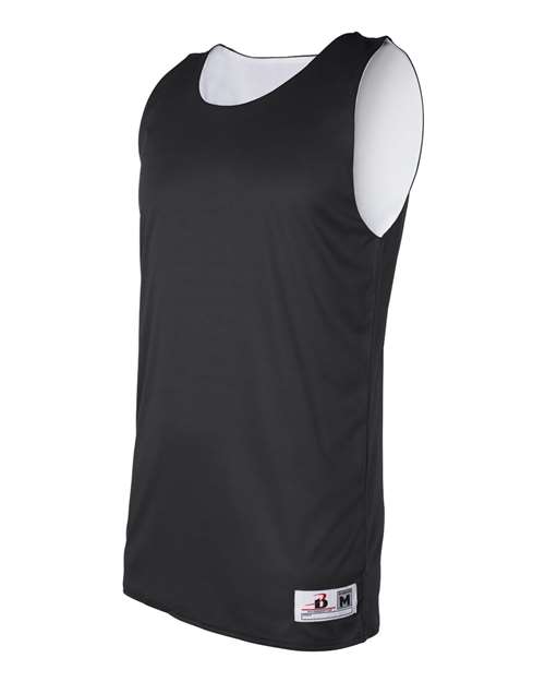 Badger 4129 Men's B-Core Reversible Tank Top - Black - side