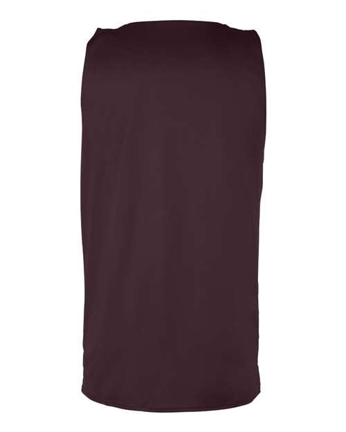 Badger 4129 Men's B-Core Reversible Tank Top - Maroon - back