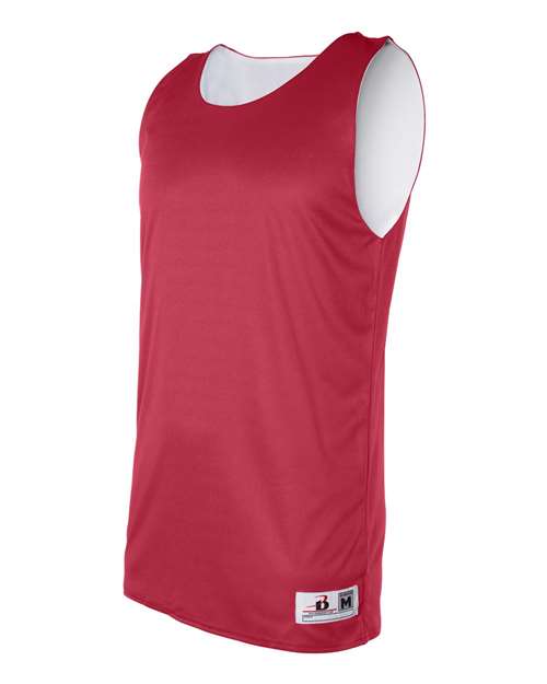 Badger 4129 Men's B-Core Reversible Tank Top - Red - side