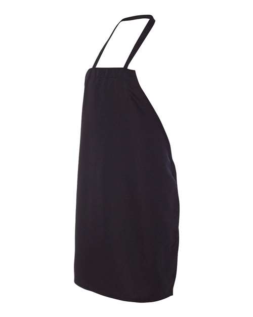 Chef Designs 1430 Bib Apron - Black - side