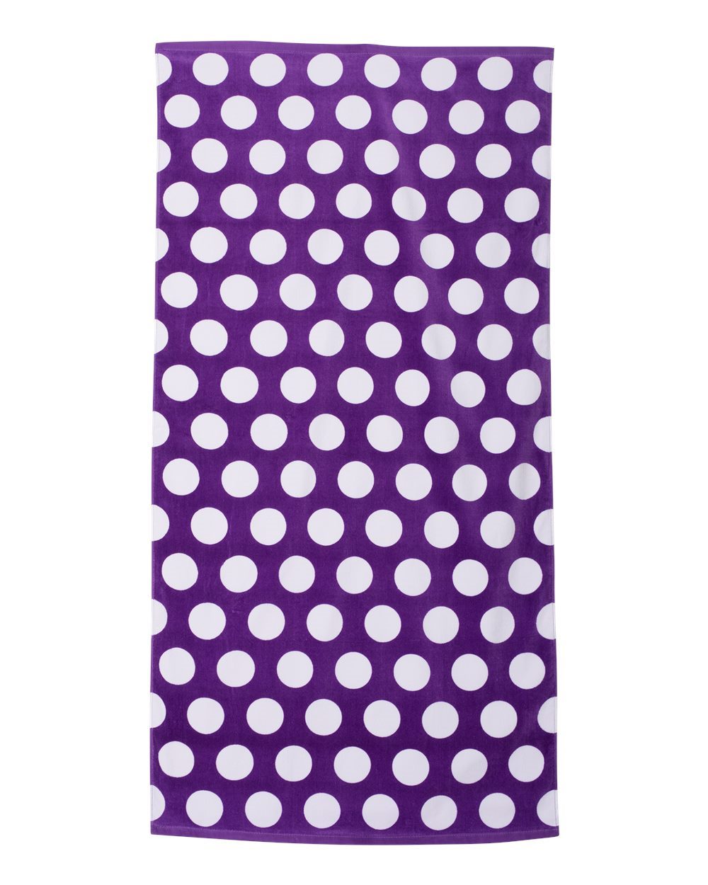 Carmel Towel Company C3060P Polka Dot Velour Beach Towel - style