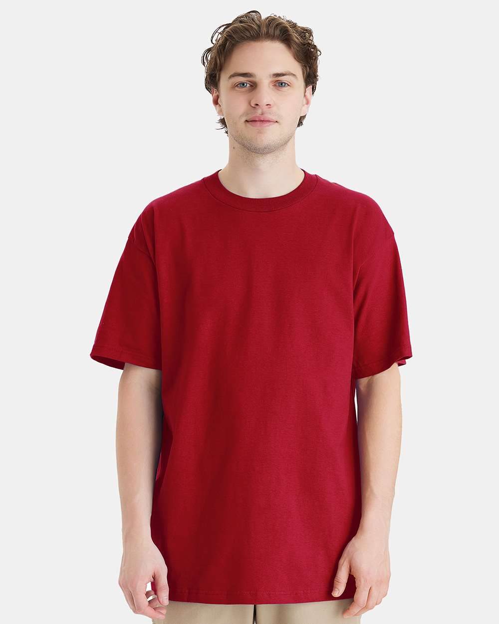 Hanes 518T Unisex Beefy-T® Tall T-Shirt - style