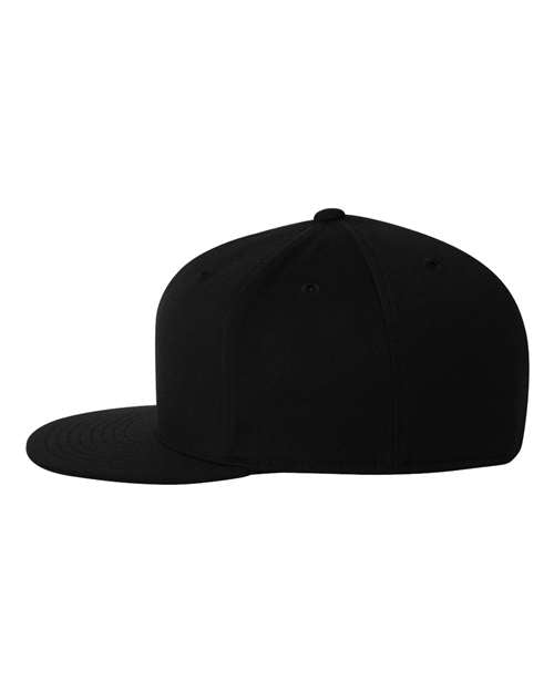 Flexfit 6210FF 210® Flat Bill Cap - Black - side