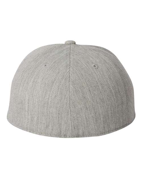 Flexfit 6210FF 210® Flat Bill Cap - Heather Grey - back