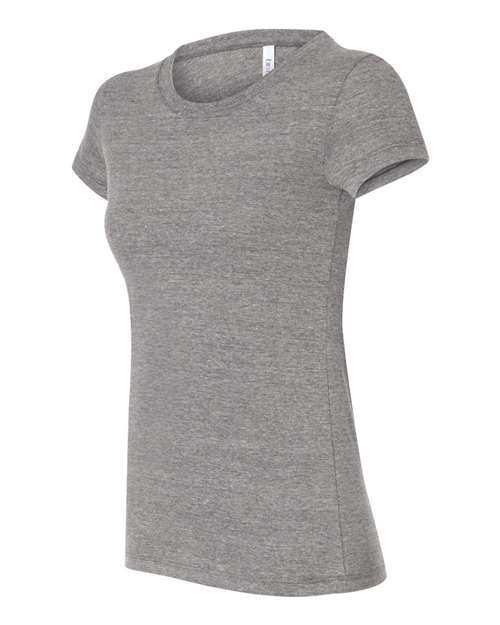 BELLA + CANVAS 8413 Women's Triblend Tee - Grey Triblend - side