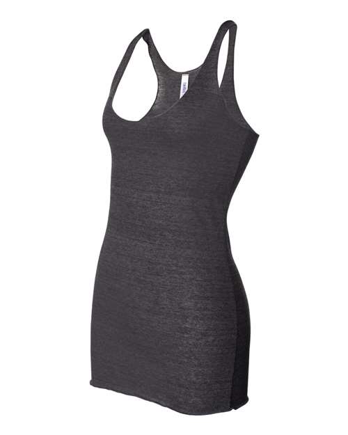 BELLA + CANVAS 8430 Women's Triblend Racerback Tank - Charcoal Black Triblend - side