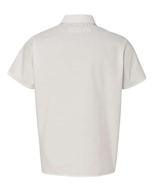 Chef Designs 5020 Poplin Cook Shirt with Gripper Closures - White - back