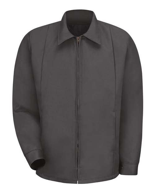 Red Kap JT50 Men's Perma-Lined Panel Jacket - Charcoal - front