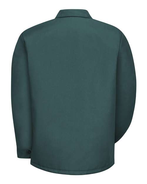 Red Kap JT50 Men's Perma-Lined Panel Jacket - Spruce Green - back