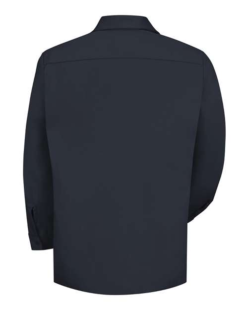 Red Kap SC30 Men's Cotton Uniform Shirt - Dark Navy - back