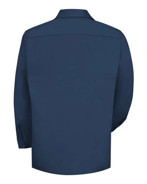 Red Kap SC30 Men's Cotton Uniform Shirt - Navy - back