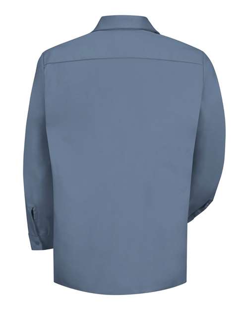 Red Kap SC30 Men's Cotton Uniform Shirt - Postman Blue - back