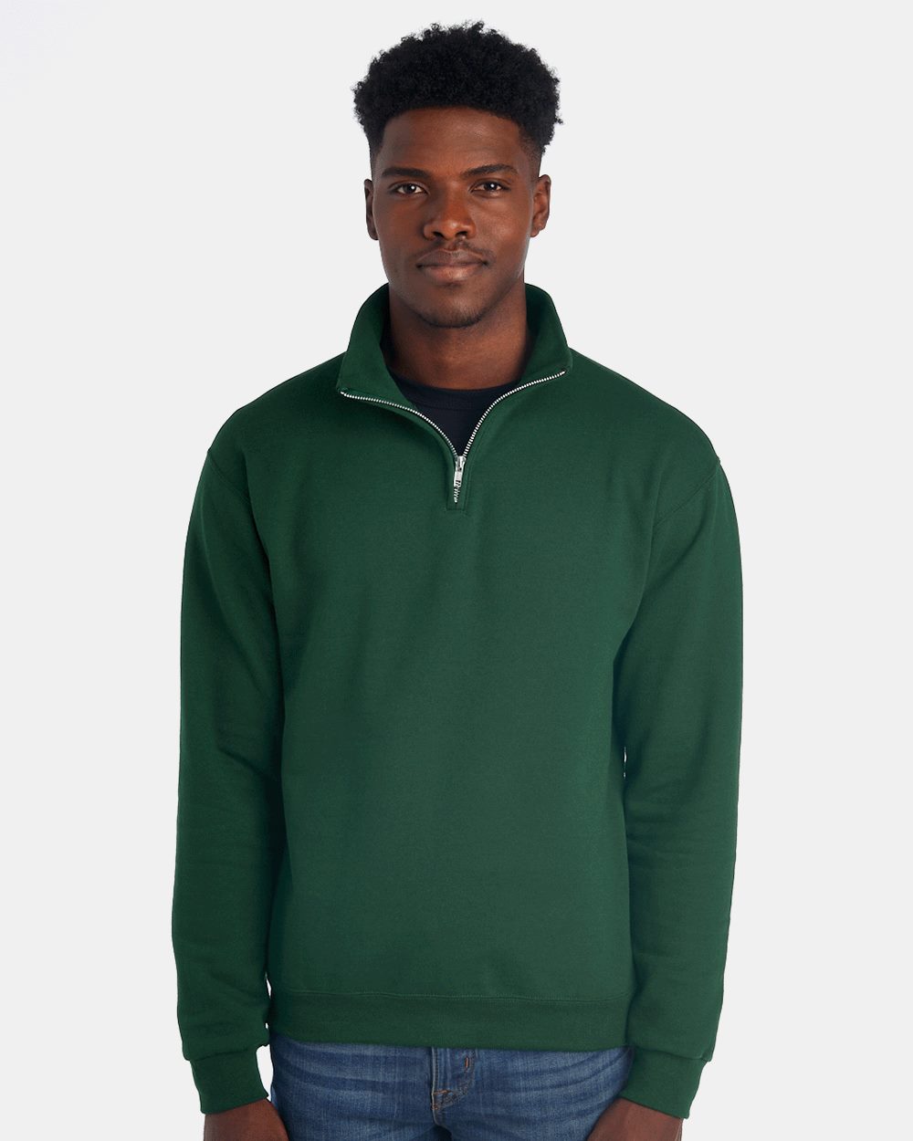 JERZEES 995MR Unisex Nublend® Cadet Collar Quarter-Zip Sweatshirt - style