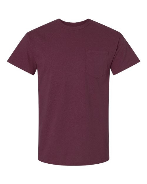 Gildan 2300 Unisex Ultra Cotton® Pocket T-Shirt - Maroon - front