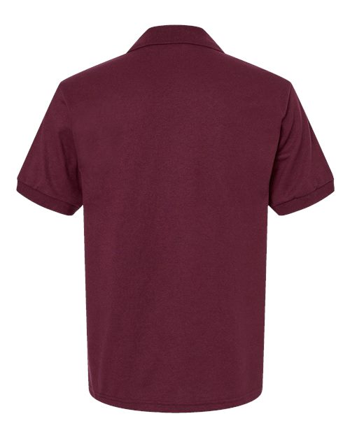 Gildan 8800 Unisex DryBlend® Polo - Maroon - back