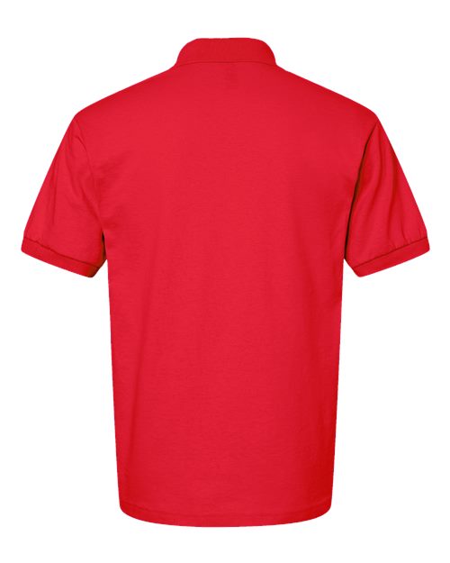 Gildan 8800 Unisex DryBlend® Polo - Red - back