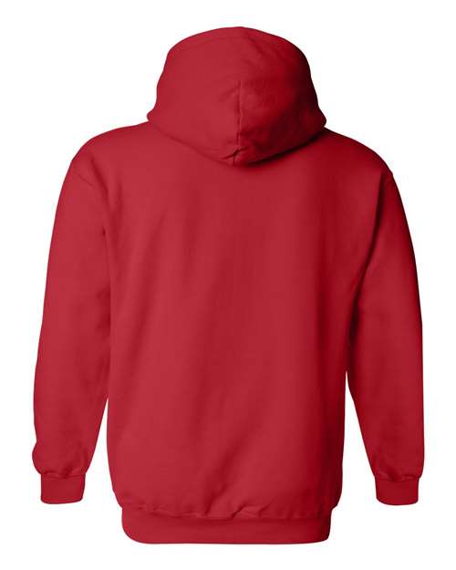 Gildan 18500 Unisex Heavy Blend™ Hooded Sweatshirt - Red - back