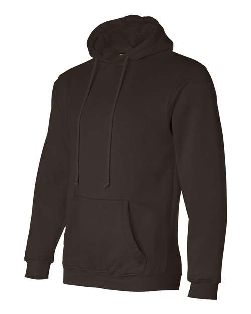 Bayside 960 Unisex USA-Made Hooded Sweatshirt - Chocolate - side