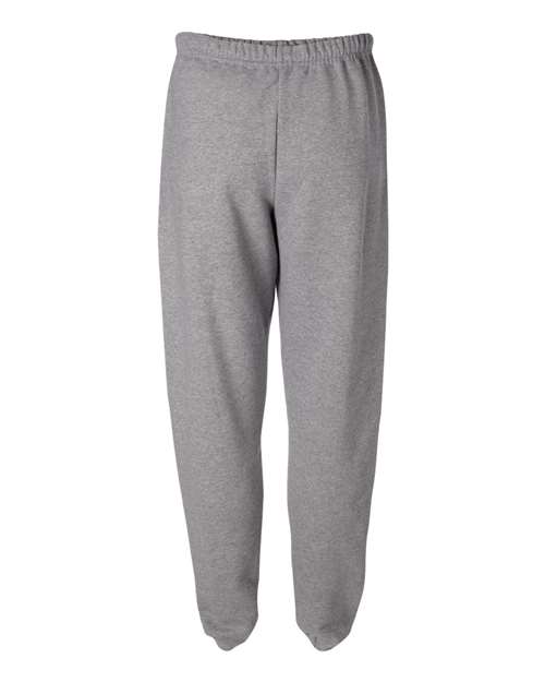 JERZEES 4850MR Unisex Super Sweats NuBlend® Sweatpants with Pockets - Oxford - back