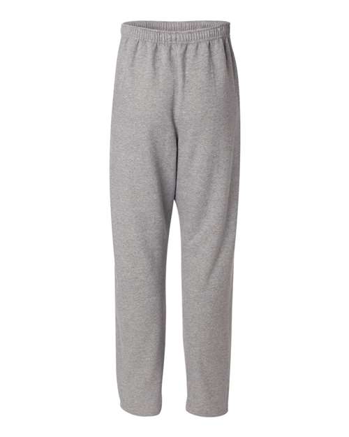 JERZEES 974MPR Unisex NuBlend® Open-Bottom Sweatpants with Pockets - Oxford - back