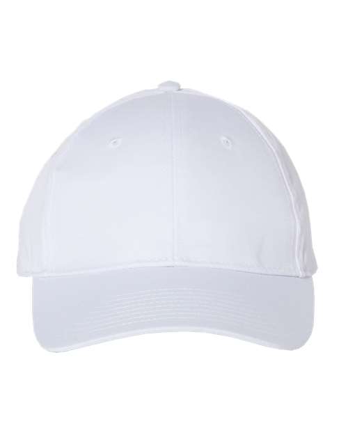 Valucap VC100 Lightweight Twill Cap - White - front